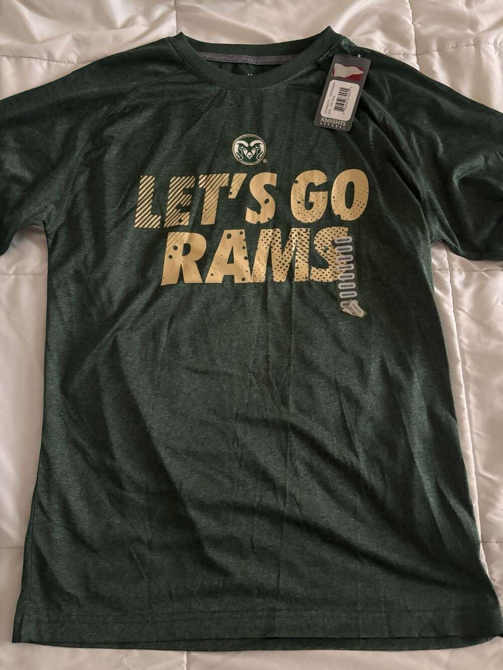 Knights Apparel Colorado State Rams Let's Go Rams Graphic T-Shirt